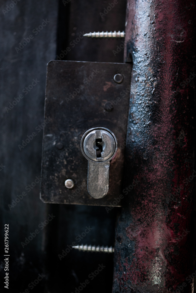 old door lock old door lock