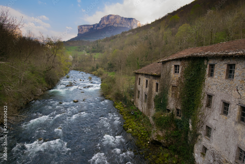 Die Bourne im Vercors nahe Pont-en-Royans Die Bourne im Vercors nahe Pont-en-Royans