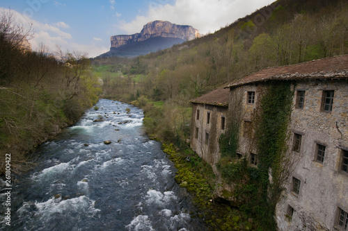 Die Bourne im Vercors nahe Pont-en-Royans