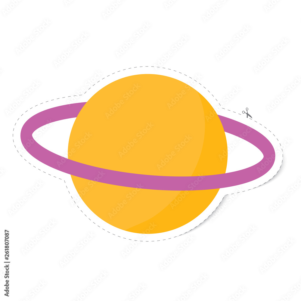 sticker planet vector sticker planet vector