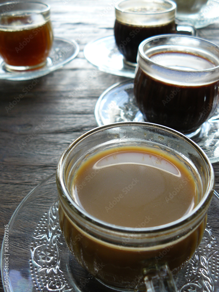 cups of different coffee cups of different coffee