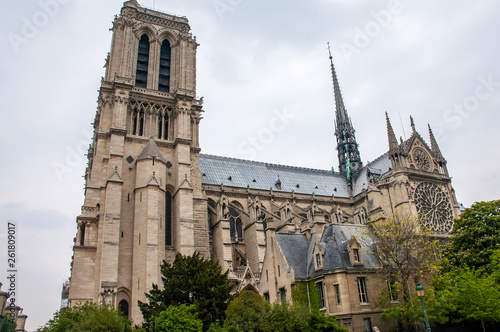 View of Notre-Dame de Paris (Our Lady of Paris), Paris, France