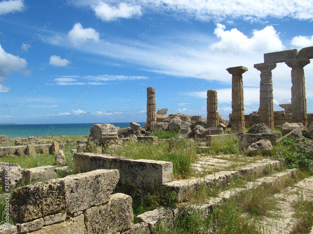 griechische Ruine auf Sizilien