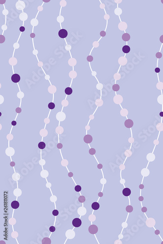 wavy linear stripes with dots