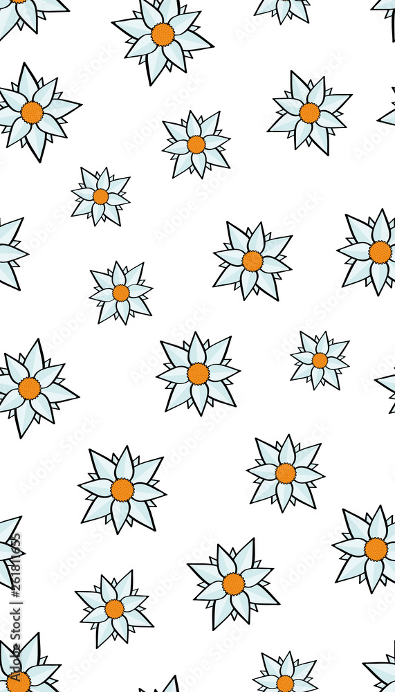 flowers seamless pattern flowers seamless pattern