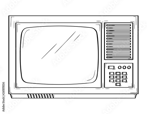 retro CRT television