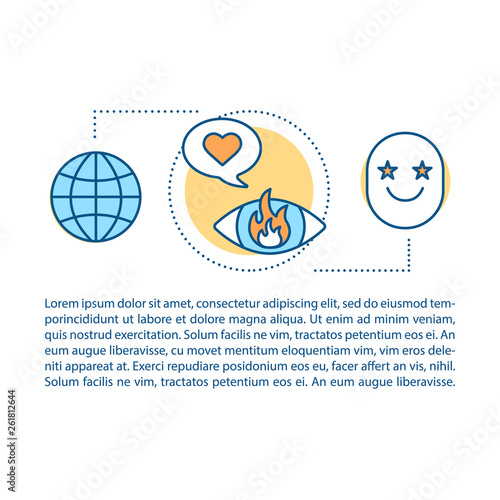 Event concept linear illustration