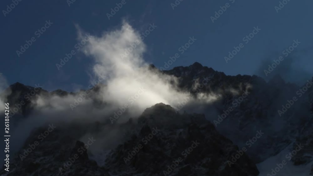 Caucasus. Ossetia. Gorge Genaldon. Caucasus. Ossetia. Gorge Genaldon.