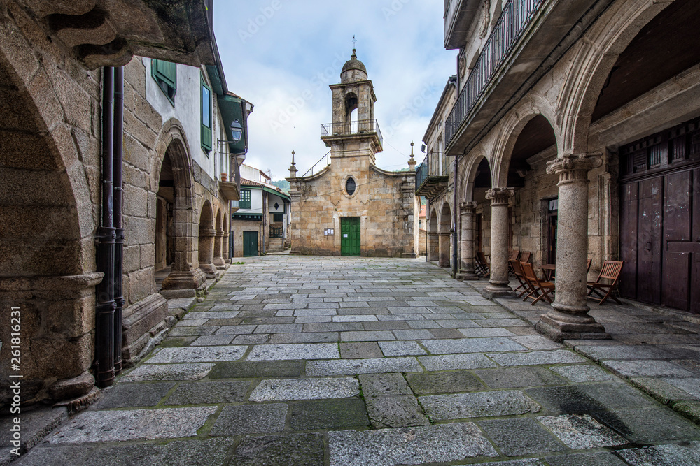 Ancient synagogue in the Jewish quarter of Ribadavia