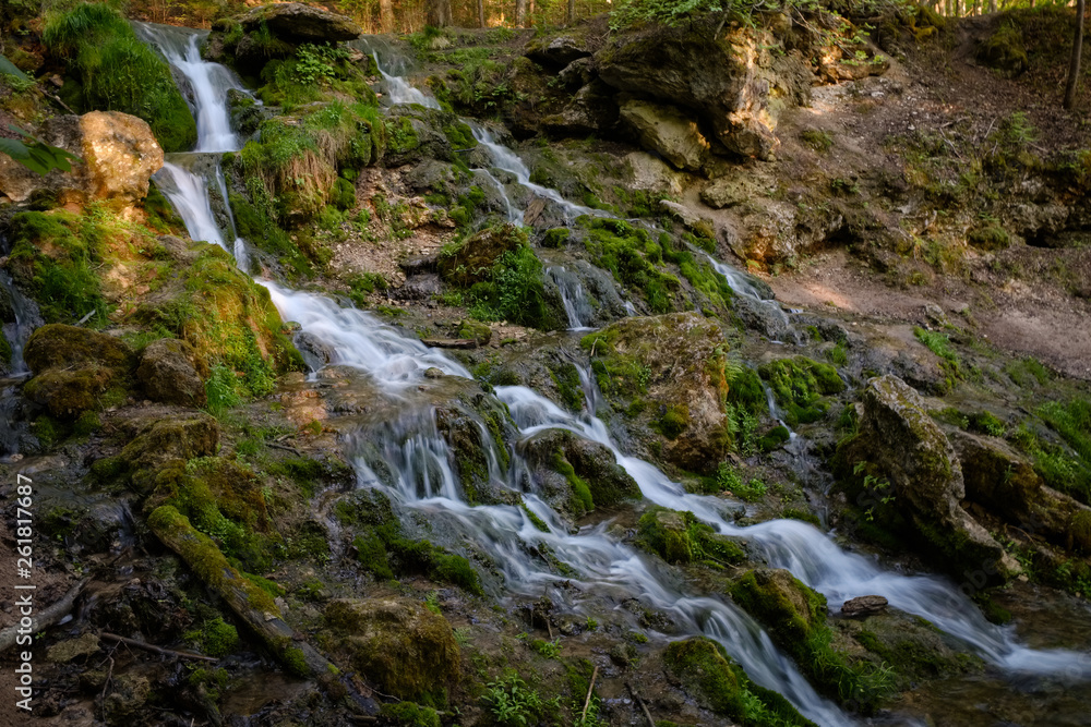 Seven spring waterfall