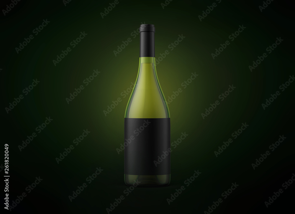 Wine bottle on background. Product packaging brand design. Mock up drink with place for you lable and text. Wine bottle on background. Product packaging brand design. Mock up drink with place for you lable and text.