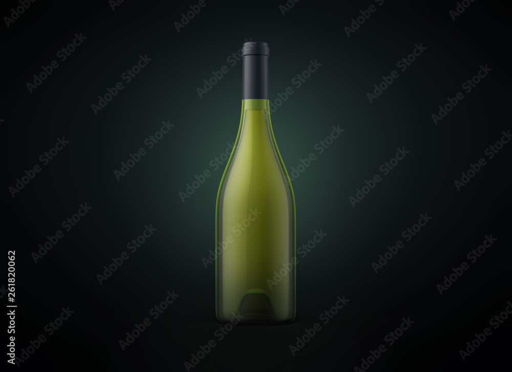 Wine bottle on background. Product packaging brand design. Mock up drink with place for you lable and text. Wine bottle on background. Product packaging brand design. Mock up drink with place for you lable and text.