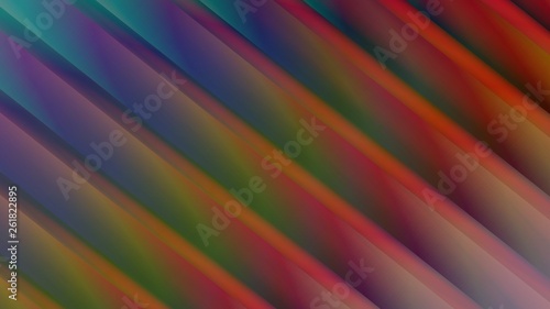 Abstract 16:9 size background with light diagonal shapes. Colorful layers fluid motion design.