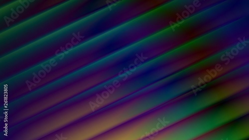 Abstract 16:9 size background with light diagonal shapes. Colorful layers fluid motion design.