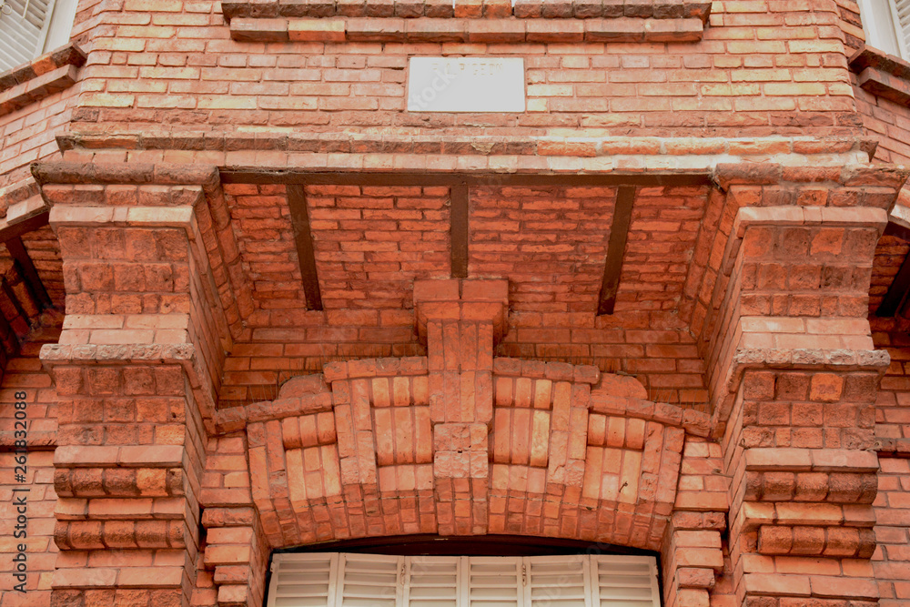 Fototapeta premium Detalle en ladrillo