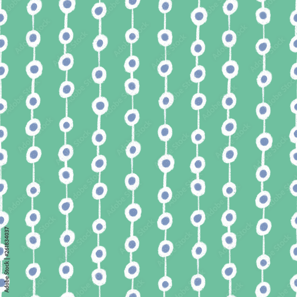 Seamless abstract pattern with circles on green background Seamless abstract pattern with circles on green background