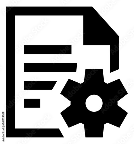 Technology Documentation Vector Icon