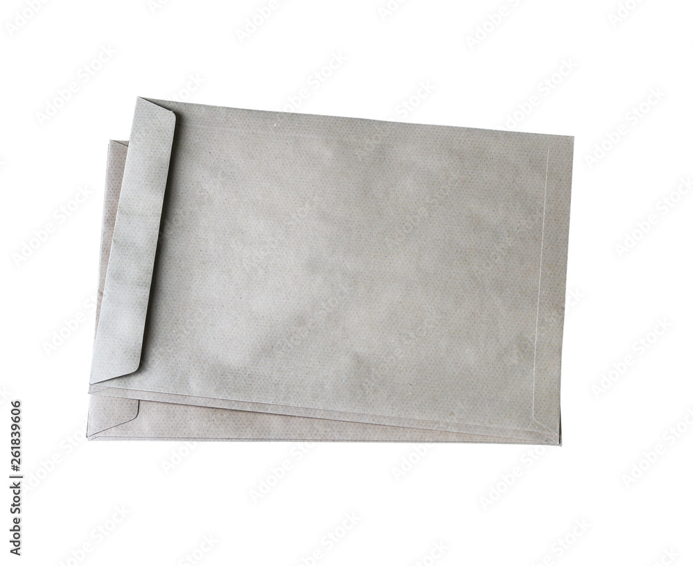 Stack of envelopes isolated on white background Stack of envelopes isolated on white background