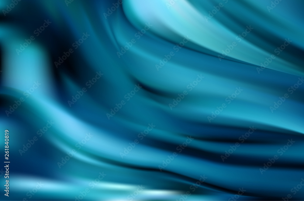 Obraz premium heavenly blue azure background with soft folds