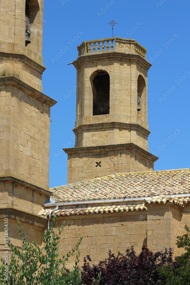 Obraz premium Parroquia de Santa María, Barásoain, Navarra, España