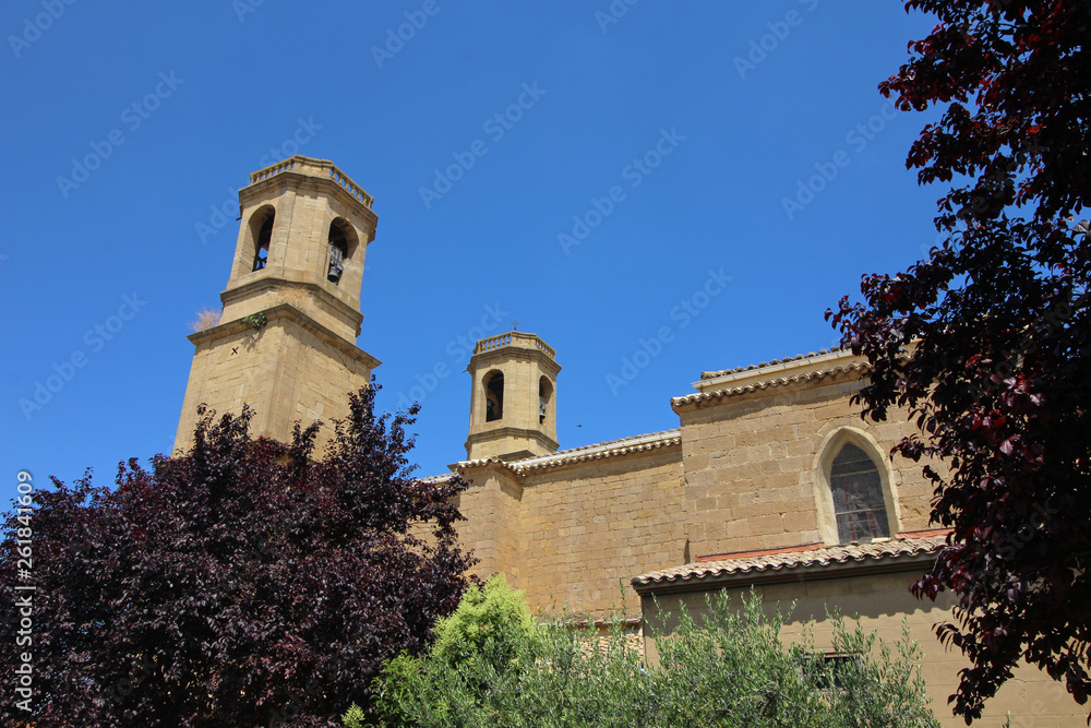 Fototapeta premium Parroquia de Santa María, Barásoain, Navarra, España
