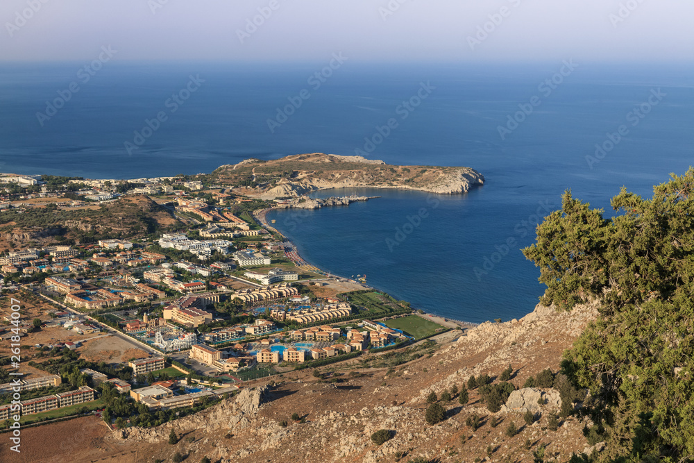 Kolimbia village Rhodes island Greece