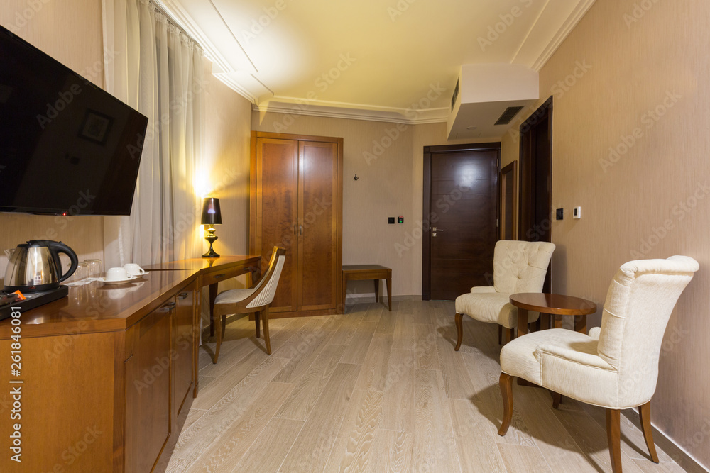 Fototapeta premium Hotel room interior