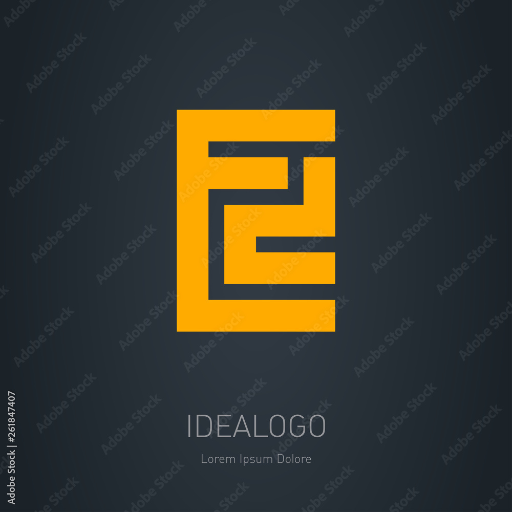 ED - Vector design element or icon. E and D initial logo. Initial monogram logotype. ED - Vector design element or icon. E and D initial logo. Initial monogram logotype.