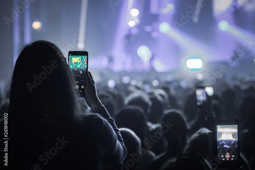 people at the live music concert