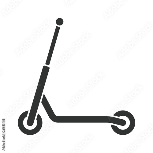 Scooter simple icon. Logo. Vector