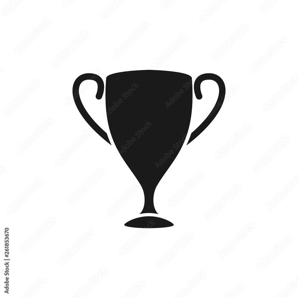 Trophy award icon vector illustration. Cup award icon Trophy award icon vector illustration. Cup award icon