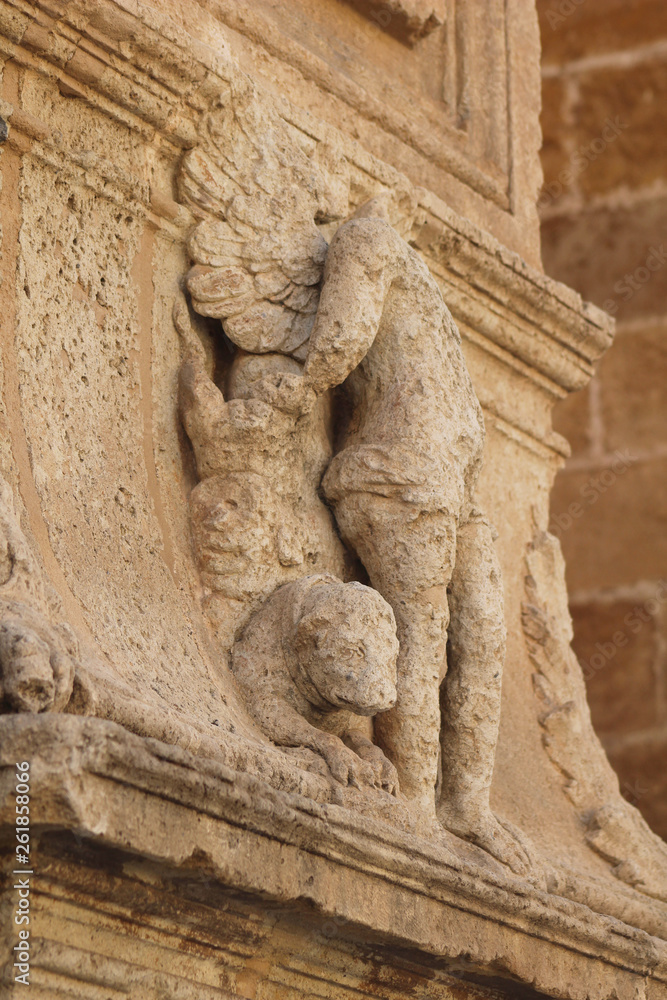 Detalles en la Catedral de Almería, Andalucía, España Detalles en la Catedral de Almería, Andalucía, España