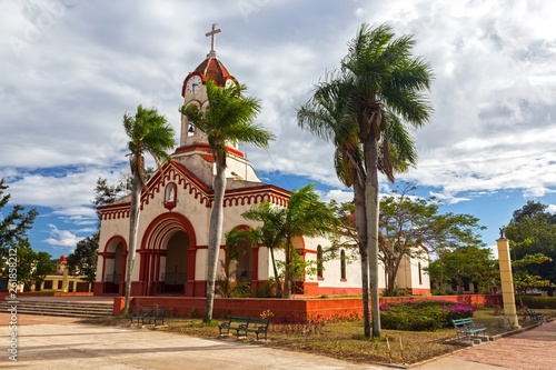 Photography Nuestra Senora de la Caridad, Spanish Colonial Style Catholic Church Building Ex