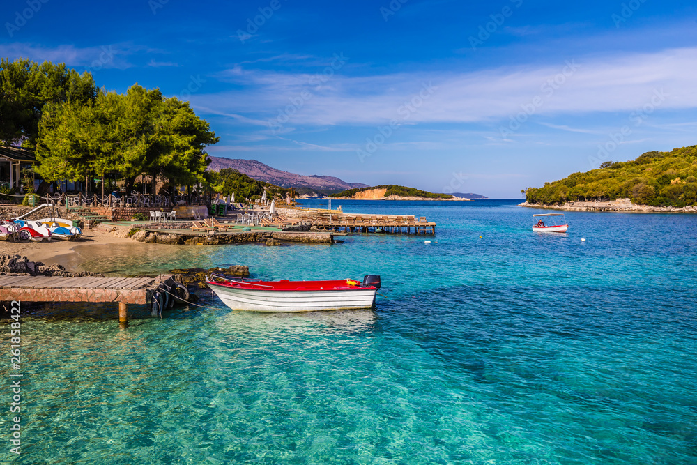 Obraz premium Ksamil - Butrint National Park, Sarande, Albania