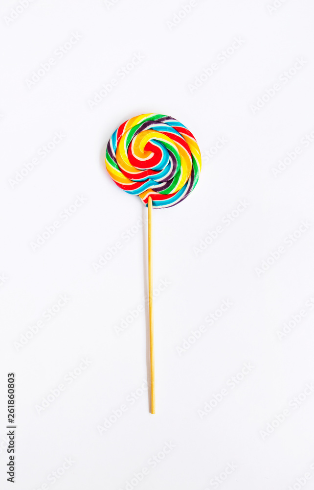 Colorful candy on white background Colorful candy on white background