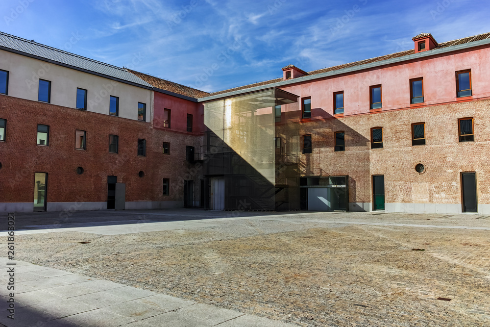 Building of Conde Duque Cultural Center in City of Madrid, Spain Building of Conde Duque Cultural Center in City of Madrid, Spain