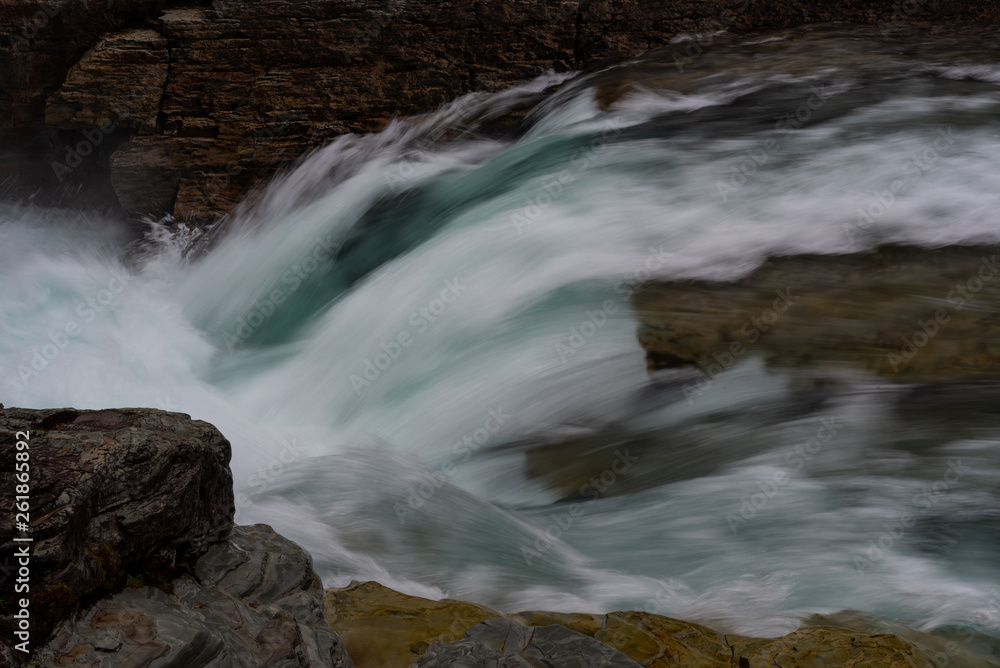 Fototapeta premium Rushing Water with Long Exposure