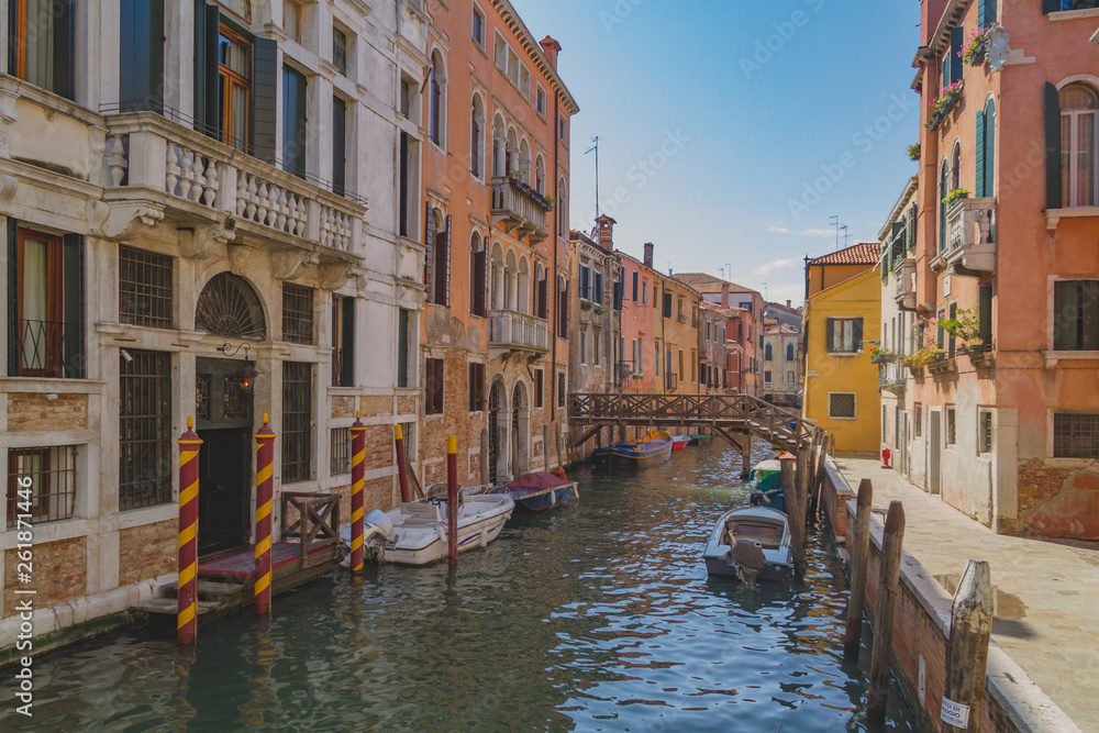 Canal and buildings in Venice