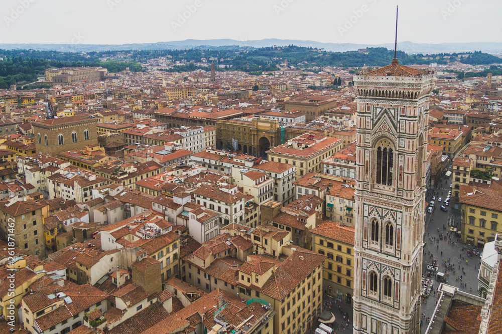 Obraz premium View of buildings and the city of Florence, Italy