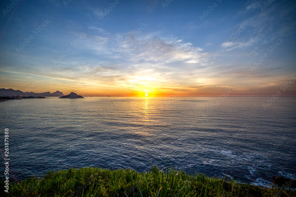 Obraz premium Sunrise at Rio de Janeiro