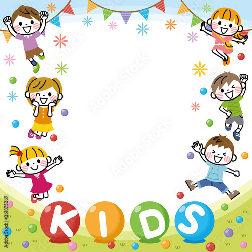 子供たちのフレーム「KIDS」