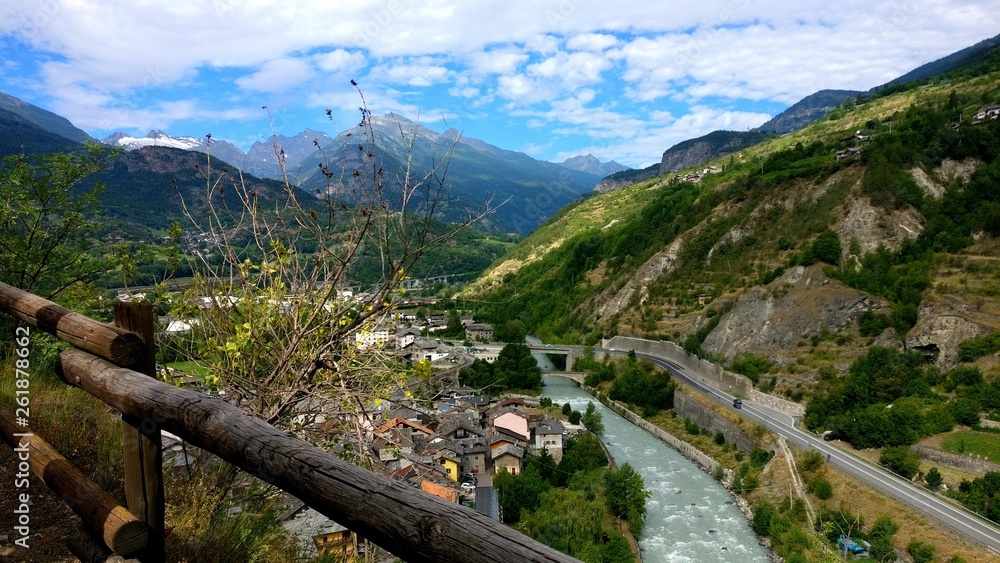 River in Italian Alps