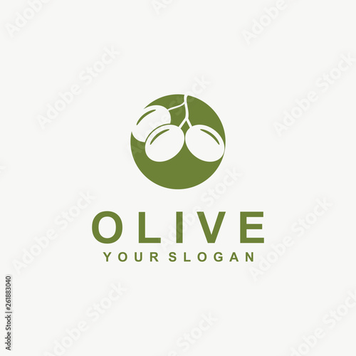 olive logo template