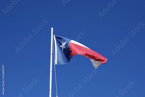 Texas Flag Flying