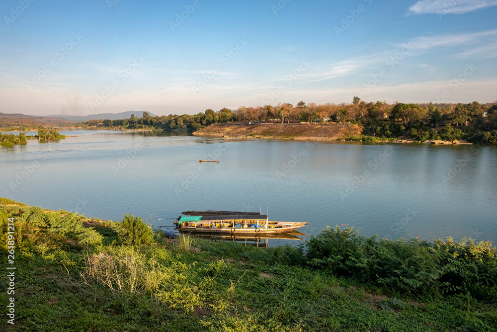 Naklejka premium Two Color River, Ubon province, Thailand