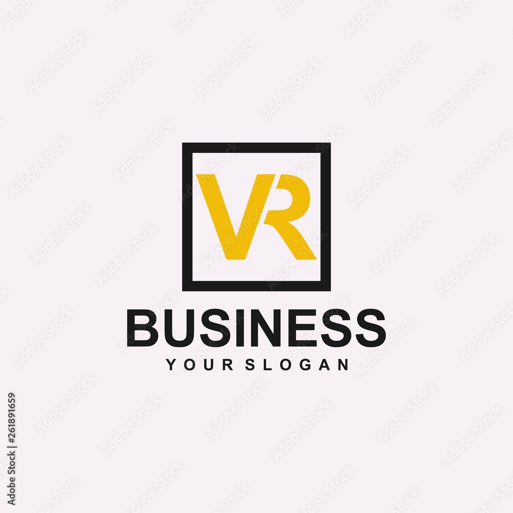 v r logo template v r logo template