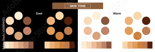 skin tone, vector icon