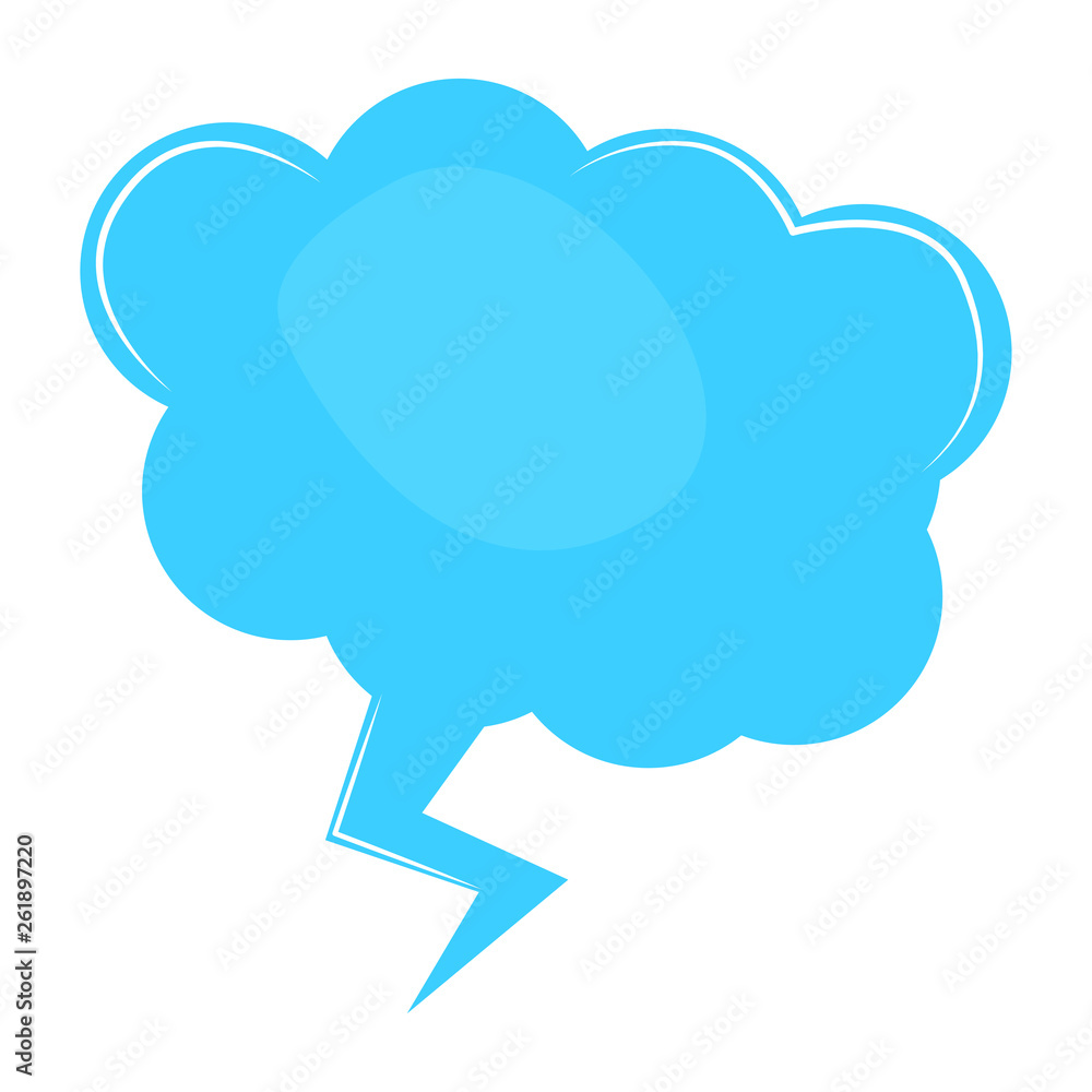 Isolated comic bubble chat. Vector illustration design Isolated comic bubble chat. Vector illustration design