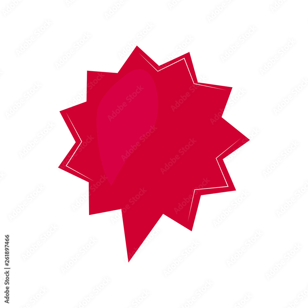 Isolated comic bubble chat. Vector illustration design Isolated comic bubble chat. Vector illustration design