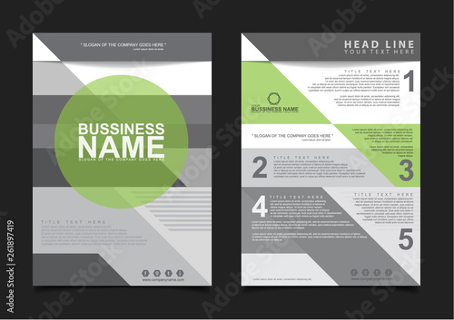 Annual report Brochure design template vector. Business Flyers infographic magazine poster. Abstract layout template ,Book Cover presentation portfolio.